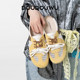 Doudouwu thick-soled toe-toe slippers for women