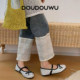Doudouwu Polka Dot Mary Jane Shoes Women's 2026 Summer New Korean Style Trendy Casual Shallow Mouth Slip-On Flat Women's Shoes