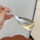Fat Pig War Factory 304 stainless steel food grade meal spoon soup spoon can be used in dishwasher big head spoon