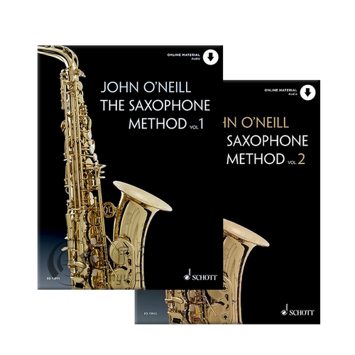 奥尼尔 萨克斯演奏教程 附在线音频 全套共一至二卷 朔特原版乐谱书 John ONeill The Saxophone Method Vol 1-2 ED13911/13912 - 图2
