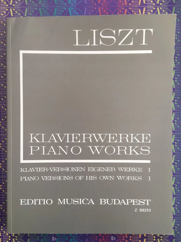 李斯特 自创作品 钢琴 卷一 新钢琴全集 布达佩斯原版乐谱书 Liszt Ferenc Piano Versions of his own Works I (I/15) Z 8253 - 图0