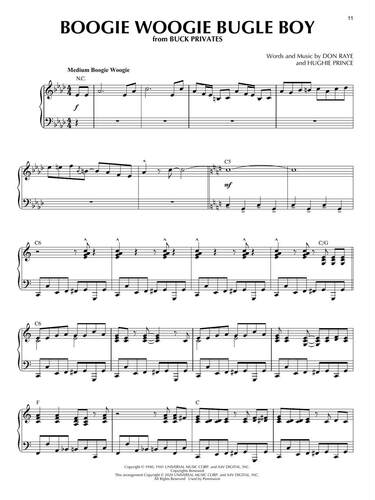 大乐队时代 25首摇摆曲调 钢琴独奏 Hal Leonard 海伦德原版乐谱书 Big Band Era Swinging Tunes for Piano Solo HL00284837 - 图3
