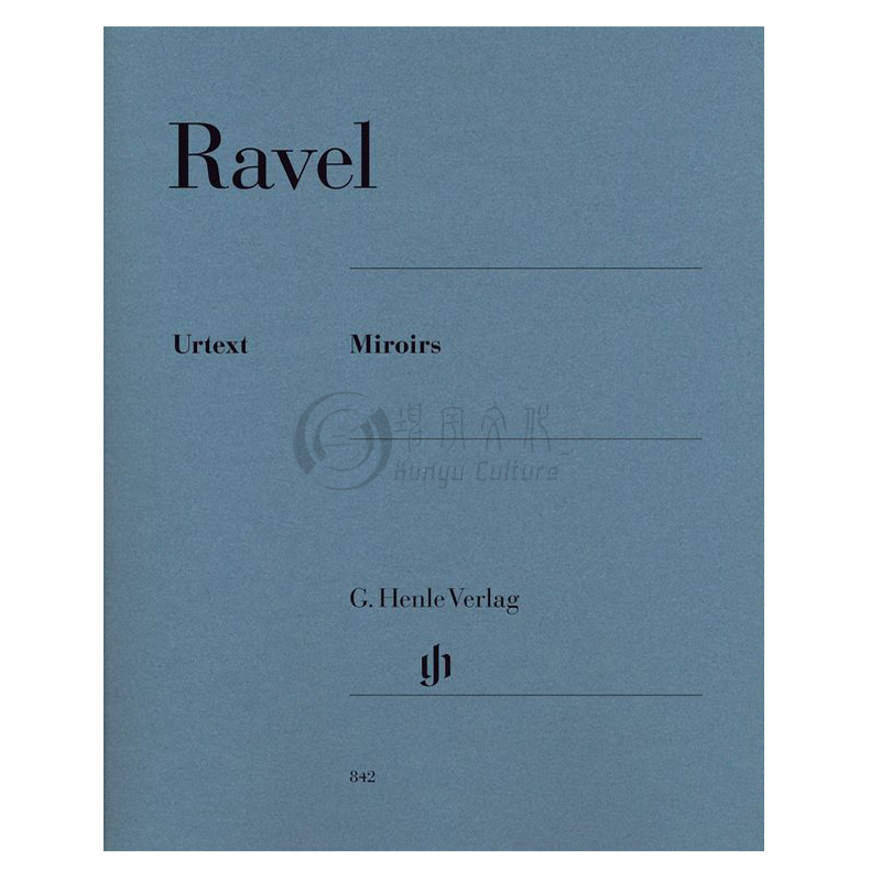 拉威尔镜子钢琴独奏德国亨乐原版进口乐谱书 Maurice Ravel Miroirs HN842-图3