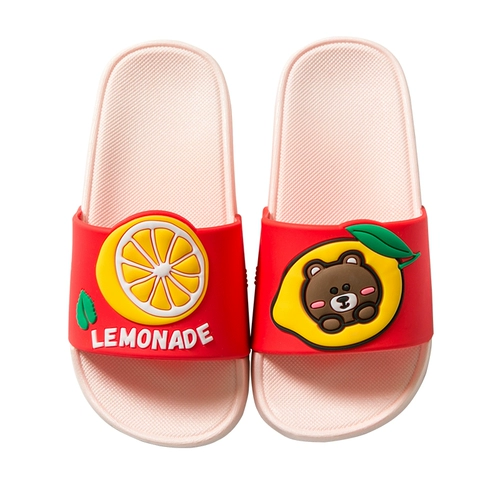 Детские нескользящие тапочки для мальчиков, милые мультяшные слайдеры, мягкая подошва, семейный стиль