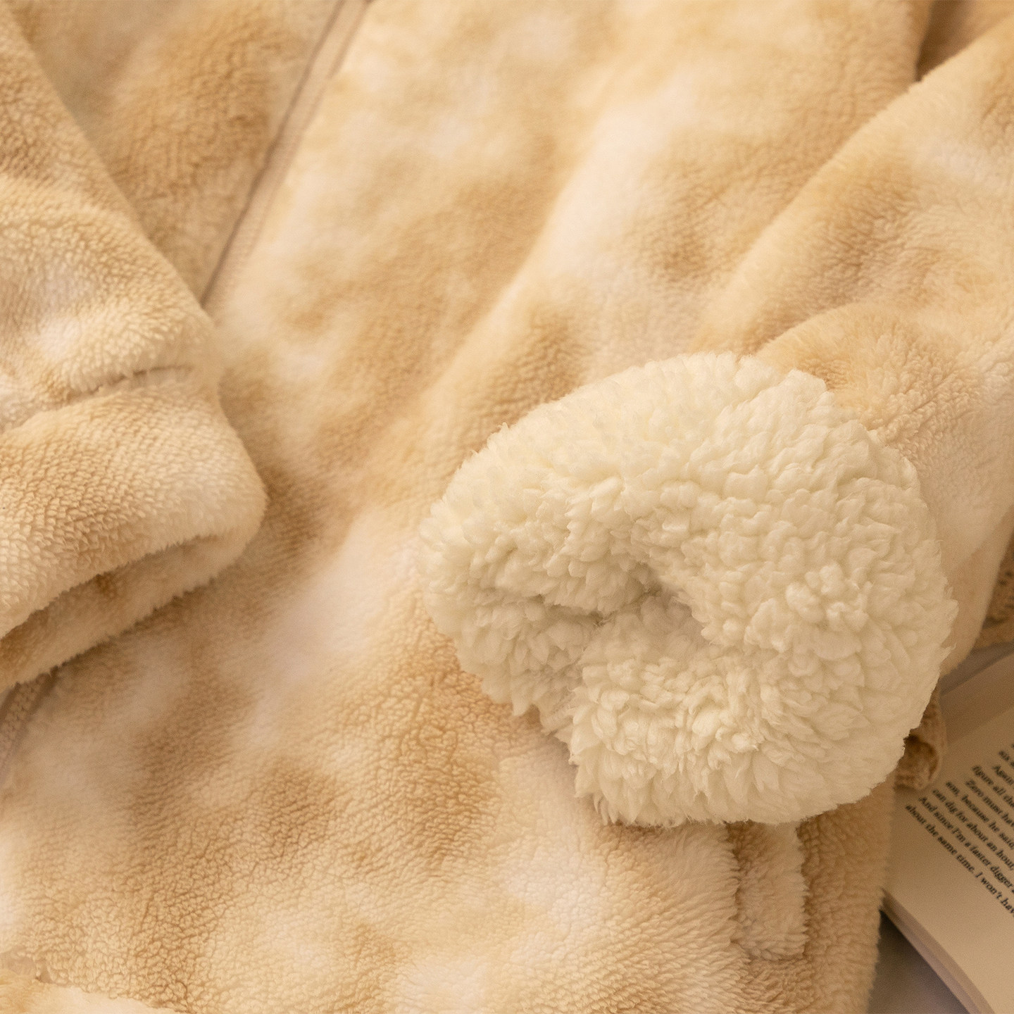 【双层加厚】睡衣男女秋冬季珊瑚绒加绒扎染保暖情侣家居服套装,淘宝优惠券,粉丝福利购,淘宝优惠卷