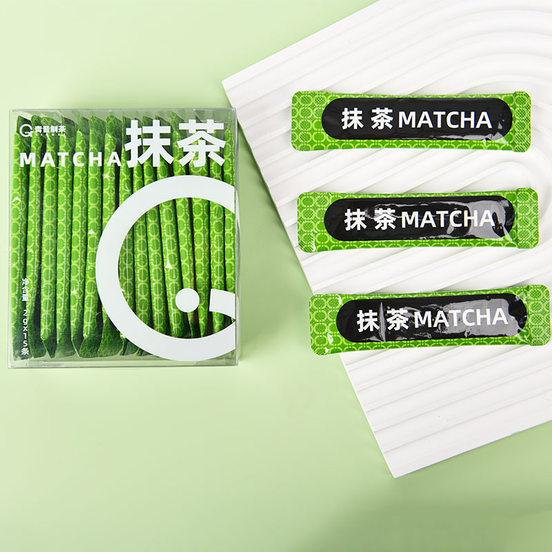 【试用】青昔五十铃纯抹茶粉2g*15条/盒独立小条装 - 图0