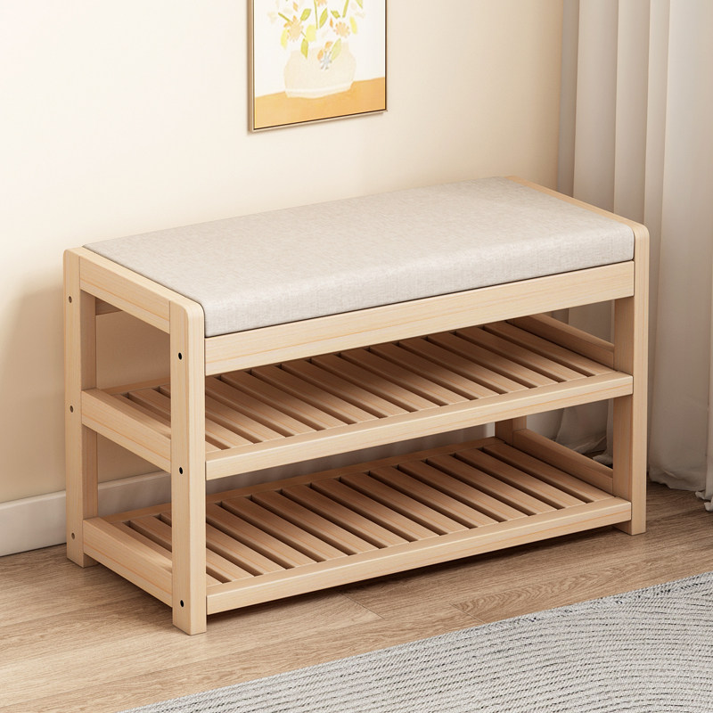 实木换鞋凳简易鞋架收纳置物挂衣架家用门口穿鞋凳多层小鞋柜落地,淘宝优惠券,粉丝福利购,淘宝优惠卷