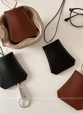 长款皮质眼镜挂链挂脖墨镜夹配饰