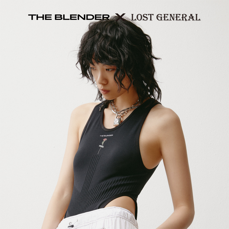 The Blender X Lost General 联名轻运动风修身连体衣 - 图1