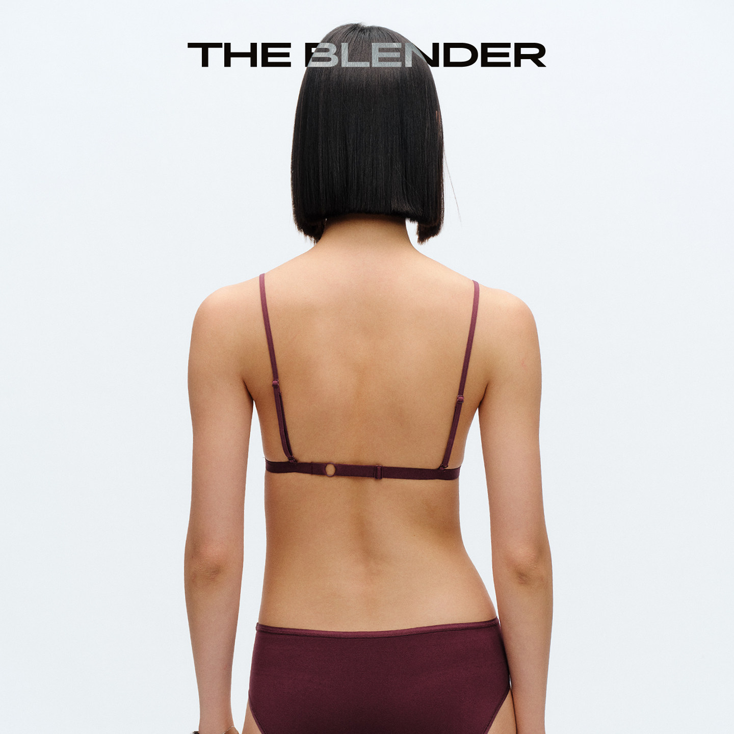 【固定胸垫】The Blender七夕悦己交叉肩带三角杯美背内衣文胸女