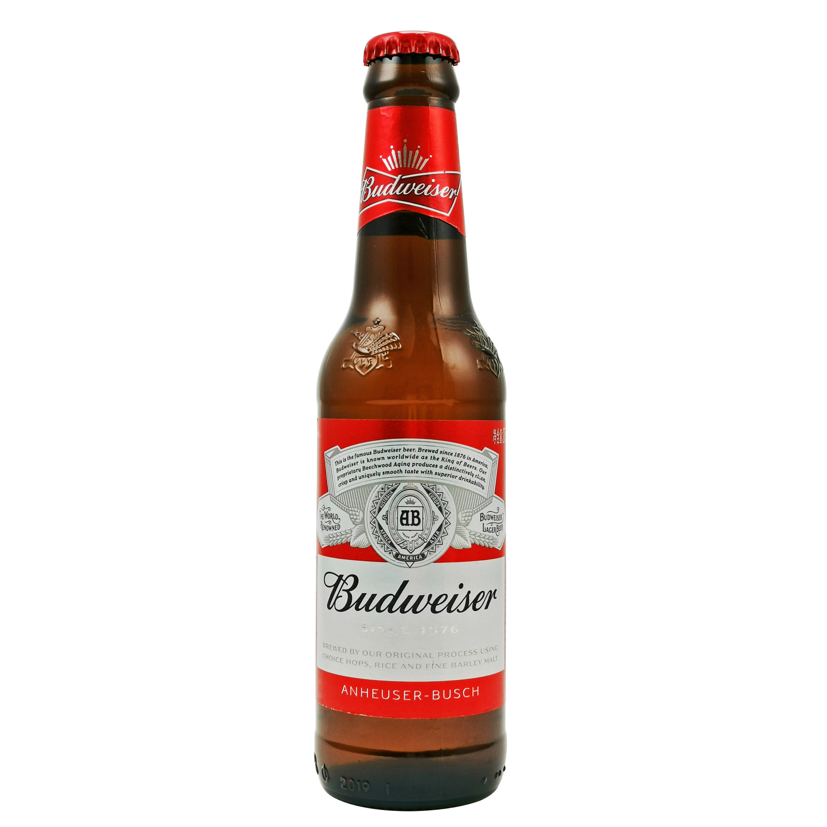 Budweiser 百威啤酒 经典醇正迷你小瓶美式拉格小啤酒275ml*6瓶装 - 图3