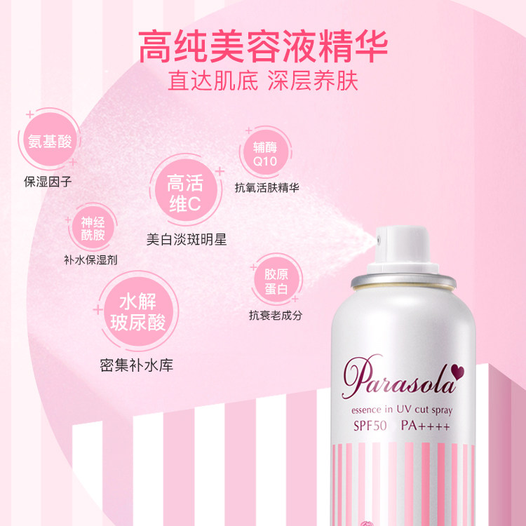  娜丽丝化妆品防晒喷雾