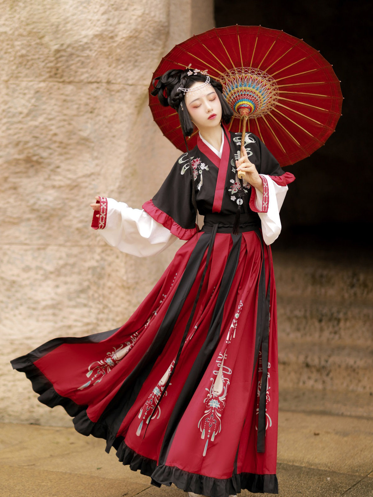 倚梦阁原创思华年女中国风古装汉服 倚梦阁汉服