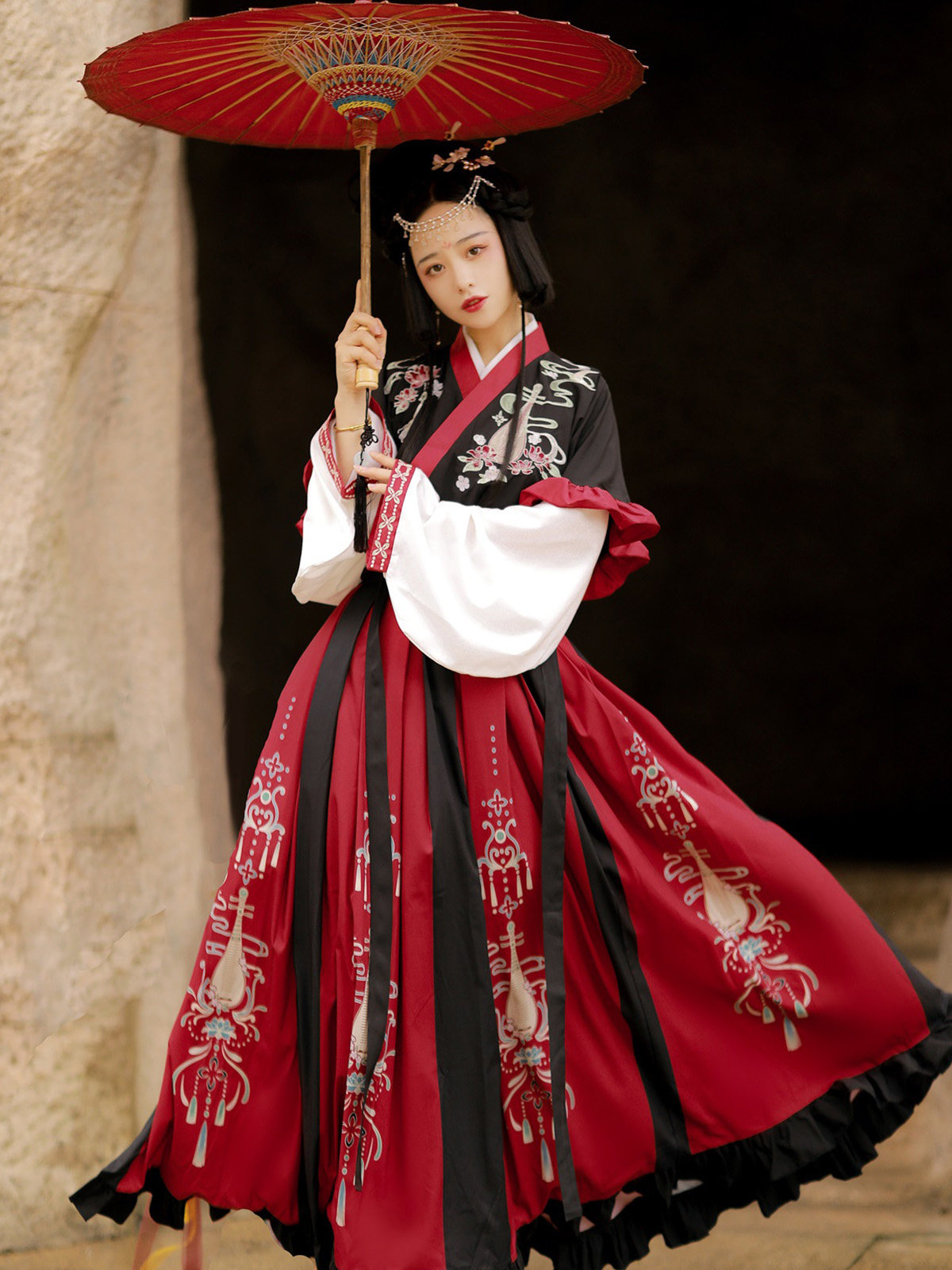 倚梦阁原创思华年女中国风古装汉服 倚梦阁汉服