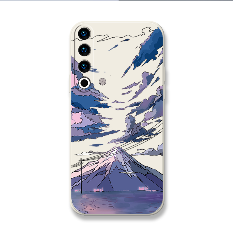 插画风景适用魅族21pro手机壳魅族20全包小清新meizu18spro小众17pro雪山文艺防摔18por硅胶17新款18xpor软套 - 图3