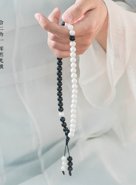 简修行81颗流珠手串男女士