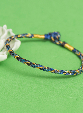 手工编织金刚结长命缕五彩绳