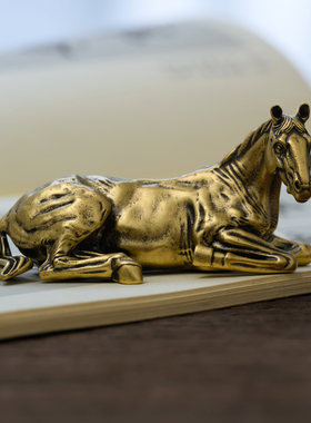 黄铜马年吉祥物摆件新年礼物