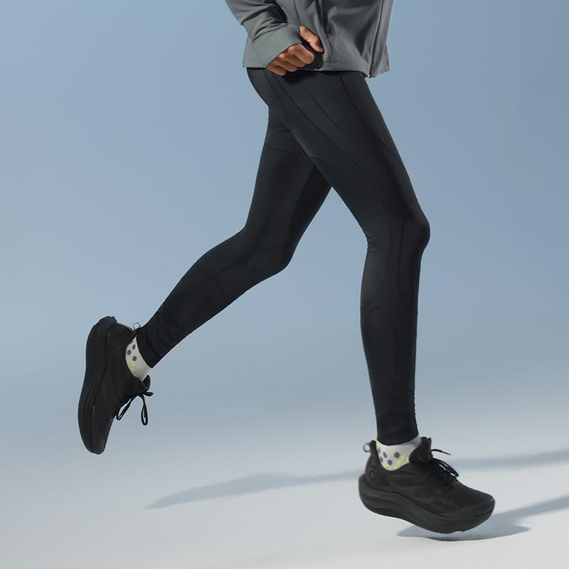 马孔多支撑压缩长裤吸湿速干适度压缩训练马拉松跑步运动压缩裤 - 图1