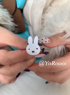 开口卡通兔子可爱百搭戒指指环