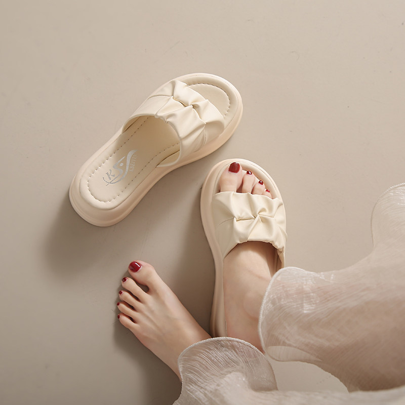 厚底凉拖鞋女夏季外穿2025新款时尚一字拖高级感增高休闲沙滩凉鞋,淘宝优惠券,粉丝福利购,淘宝优惠卷