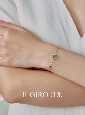 几尤纯银翡翠葫芦福禄手链