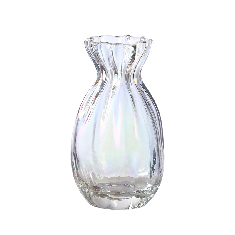复古北欧ins风轻奢创意玻璃花瓶透明鲜花水培客厅餐桌插花瓶摆件 - 图3