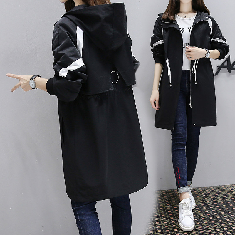 大码女装秋装中长款韩版显瘦风衣 米霏丝大码女装