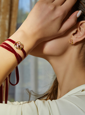 Aay项链女S925银设计感颈链轻奢小众品牌2021年新款潮两戴手链ins