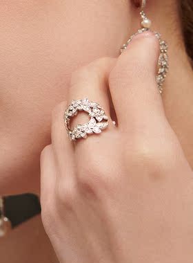 戒指小众纯银时尚轻奢2021年新款