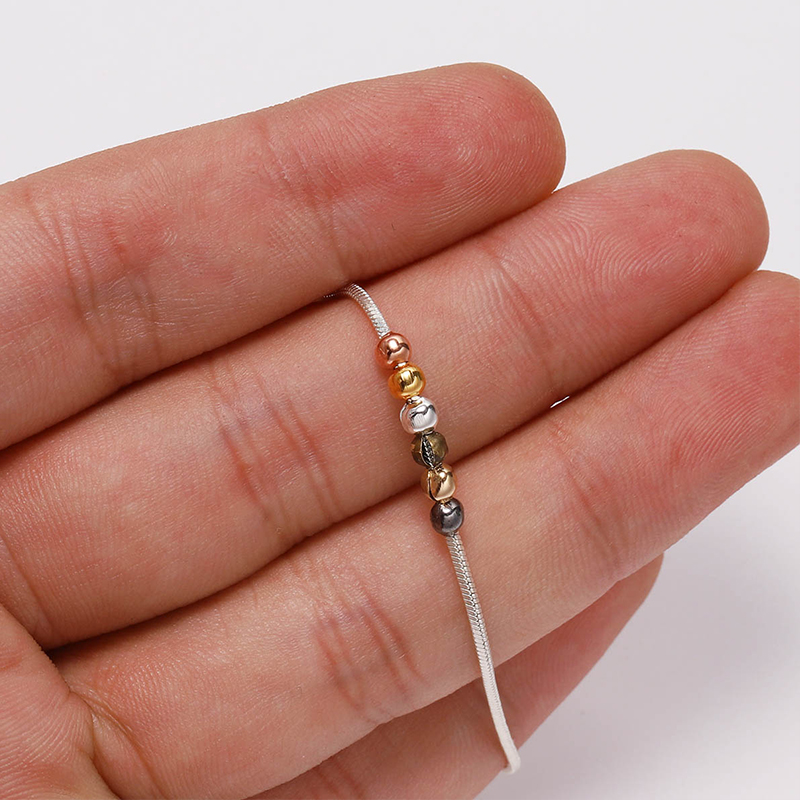 固定珠小金珠隔珠C形包珠 开口定位珠 月牙扣间隔珠 散珠diy材料 - 图2