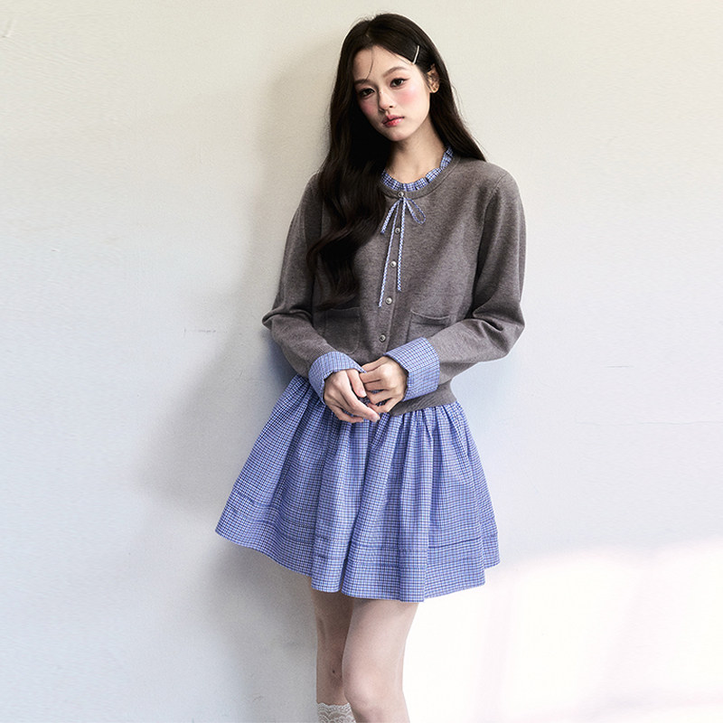 fragileheart易碎商店·甜心芭蕾韩系千金气质开衫蓬蓬裙两件套装,淘宝优惠券,粉丝福利购,淘宝优惠卷