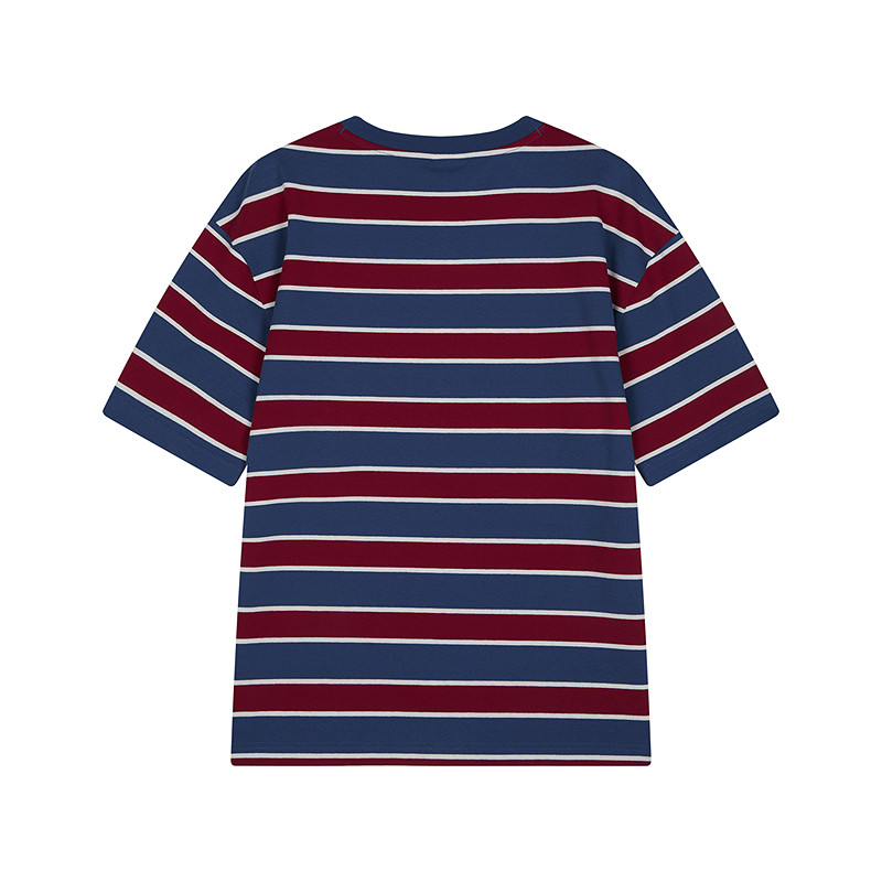 Champion冠军T恤男2026春季新款纯棉条纹休闲圆领宽松短袖上衣女,淘宝优惠券,粉丝福利购,淘宝优惠卷