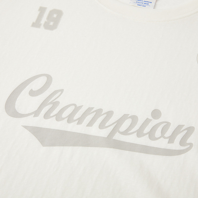 Champion冠军T恤女26春季新款印花草写logo休闲宽松长袖圆领上衣,淘宝优惠券,粉丝福利购,淘宝优惠卷