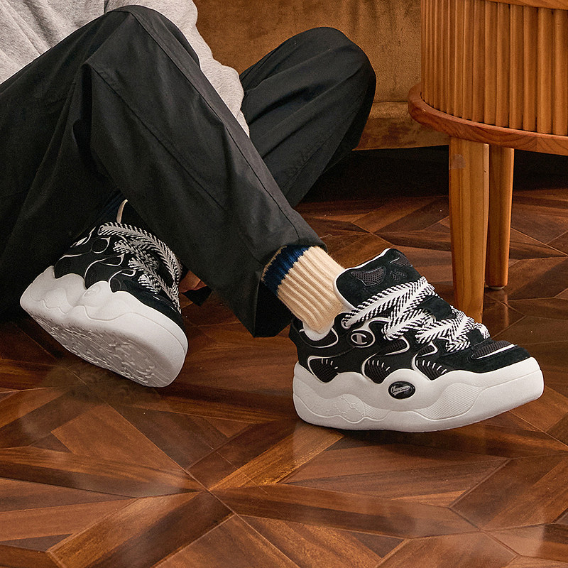 Champion冠军板鞋女保暖云朵小恶魔厚底面包鞋男冬季潮酷休闲鞋子,淘宝优惠券,粉丝福利购,淘宝优惠卷