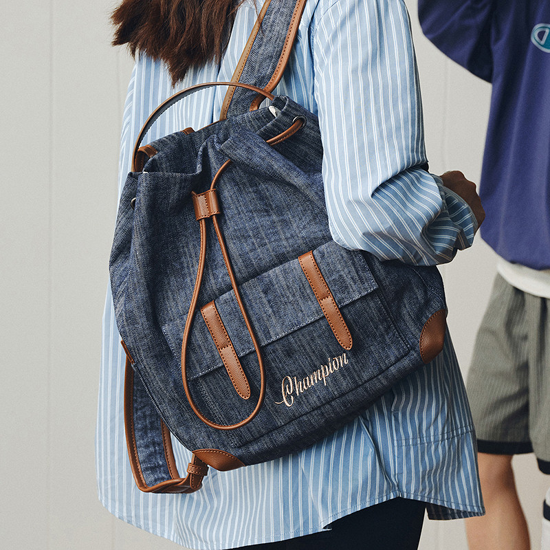 Champion drawstring travel casual backpack