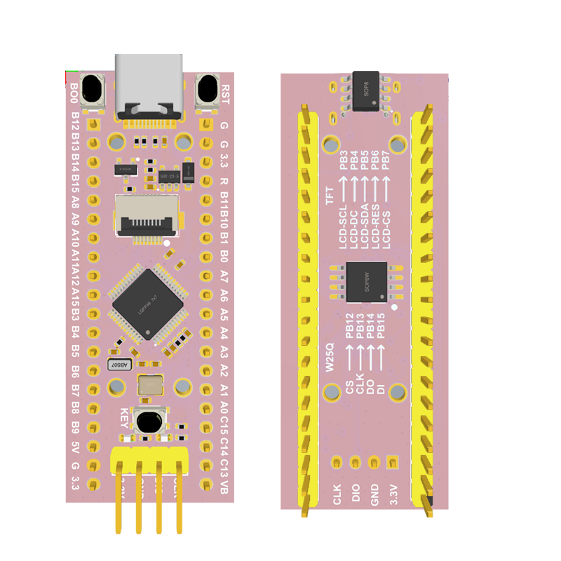 STM32F103c8t6 TFT屏幕开发板0.96寸LCD单片机 ARM进口原装芯片-图0