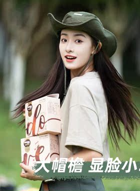 夏季户外防晒遮阳工装男女渔夫帽