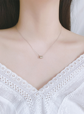 小蛮腰纯银ins锁骨链送闺蜜