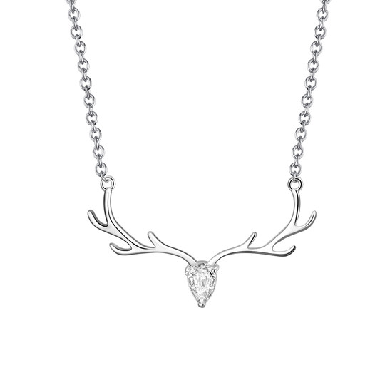 Deer all the way with you Valentine's Day birthday gift clavicle chain