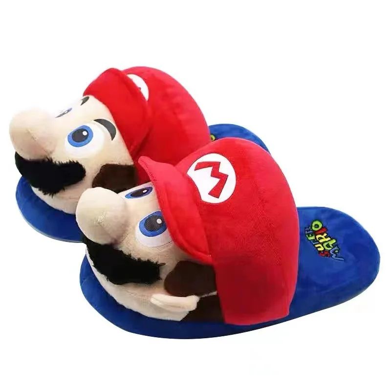 Super Mario Game Cartoon Luigi Home Indoor Slippers Anime No - 图2