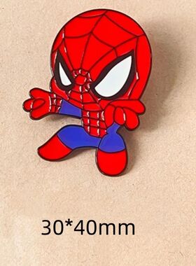 6pcsPcs Creative Cartoon Character Alloy Brooch Badge P for