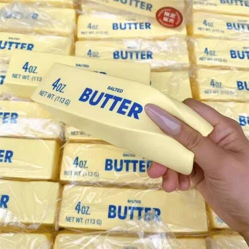 Butter Squishy Super Soft Food Squishy Toys Stress Relief Mo - 图2