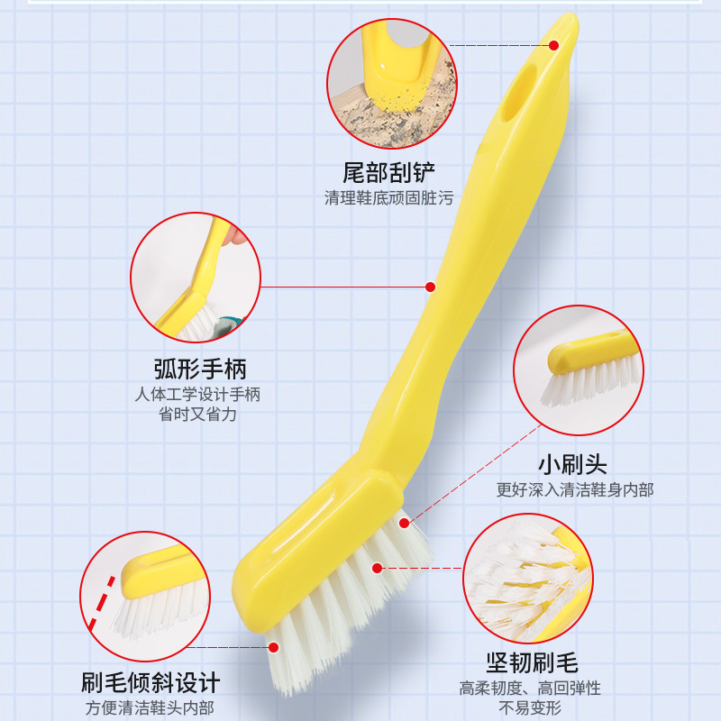 日本mameita儿童专用鞋刷宝宝婴幼儿小孩迷你小号刷子洗鞋子家用 - 图0