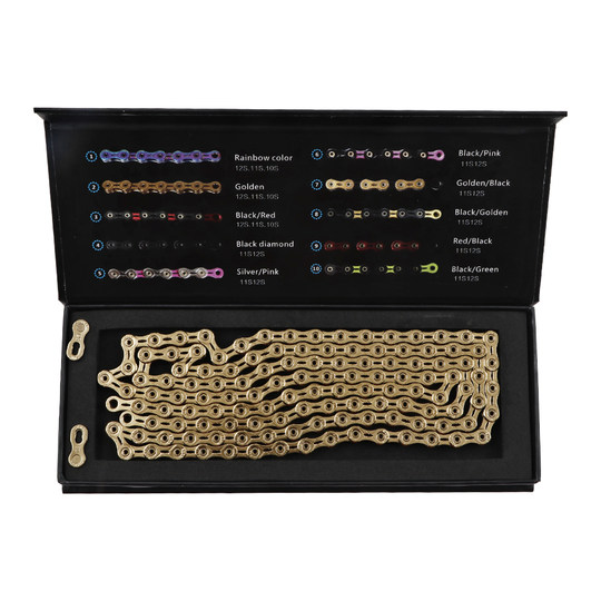 SUMC山地自行车链条24速8 9速10速11 12速30速公路折叠车变速链条