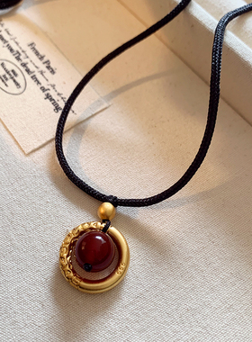 古里雅新中式转运珠项链高级感