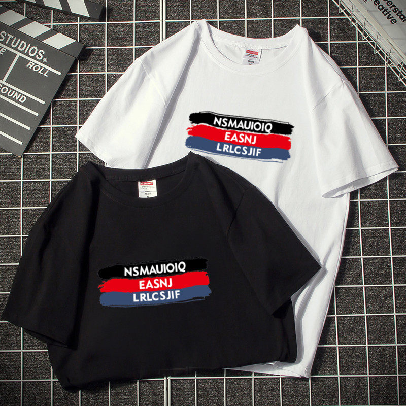 2020年新款夏季男士潮牌情侣t恤 悠葩T恤