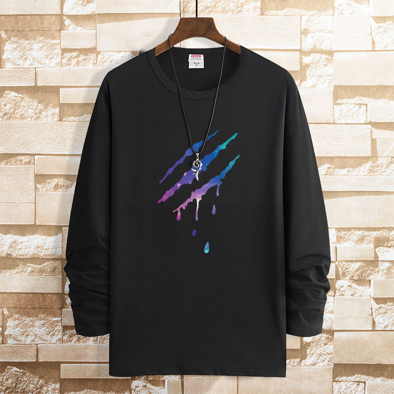 长袖t恤男女春秋季韩版潮流打底衫 悠葩T恤