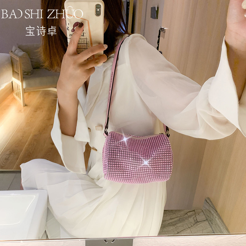 aw大王水钻包网红2020新款斜挎包 宝诗卓女士包袋