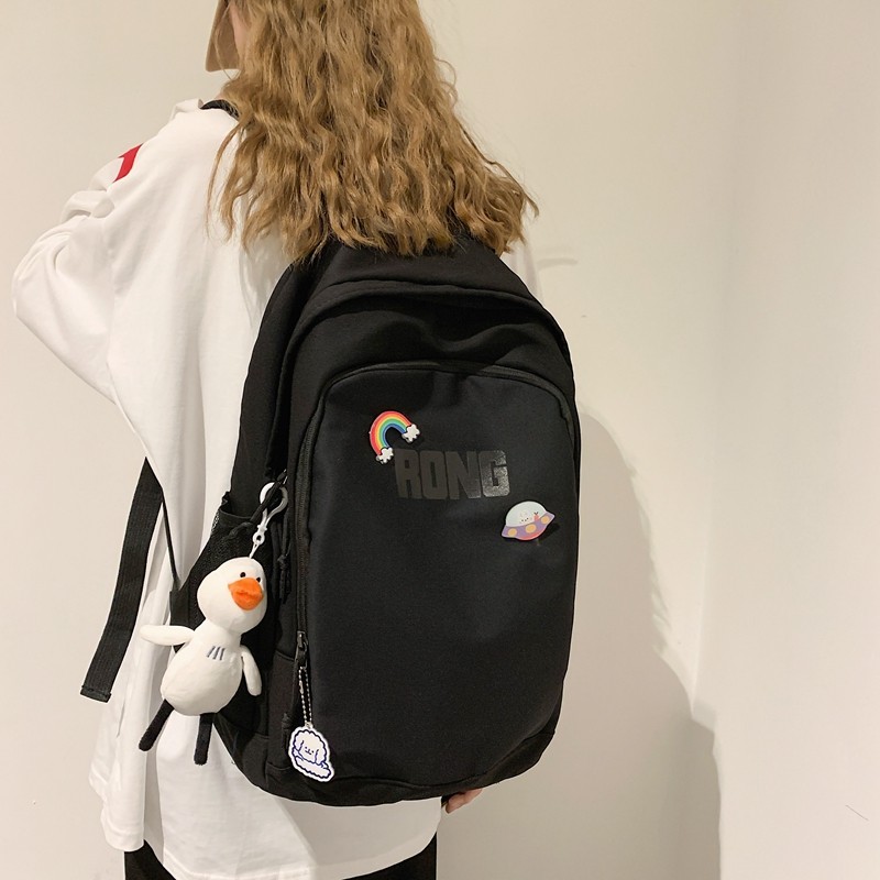 2020年新款女韩版潮中学生风双肩包 宝诗卓双肩背包